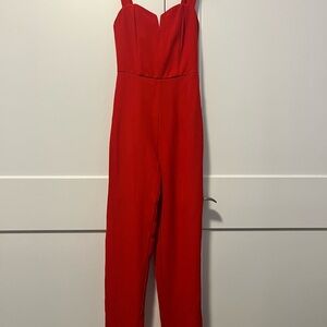 H&M Vibrant Red Jumpsuit